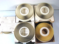 Lot of 5 Yankee 'GAF style' Rotary S-100 Slide Tray Carousels