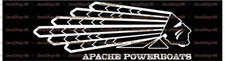 Apache Powerboats II- Sports - CAR/SUV/Truck Vinyl Die - Cut Peel N' Stick Decal