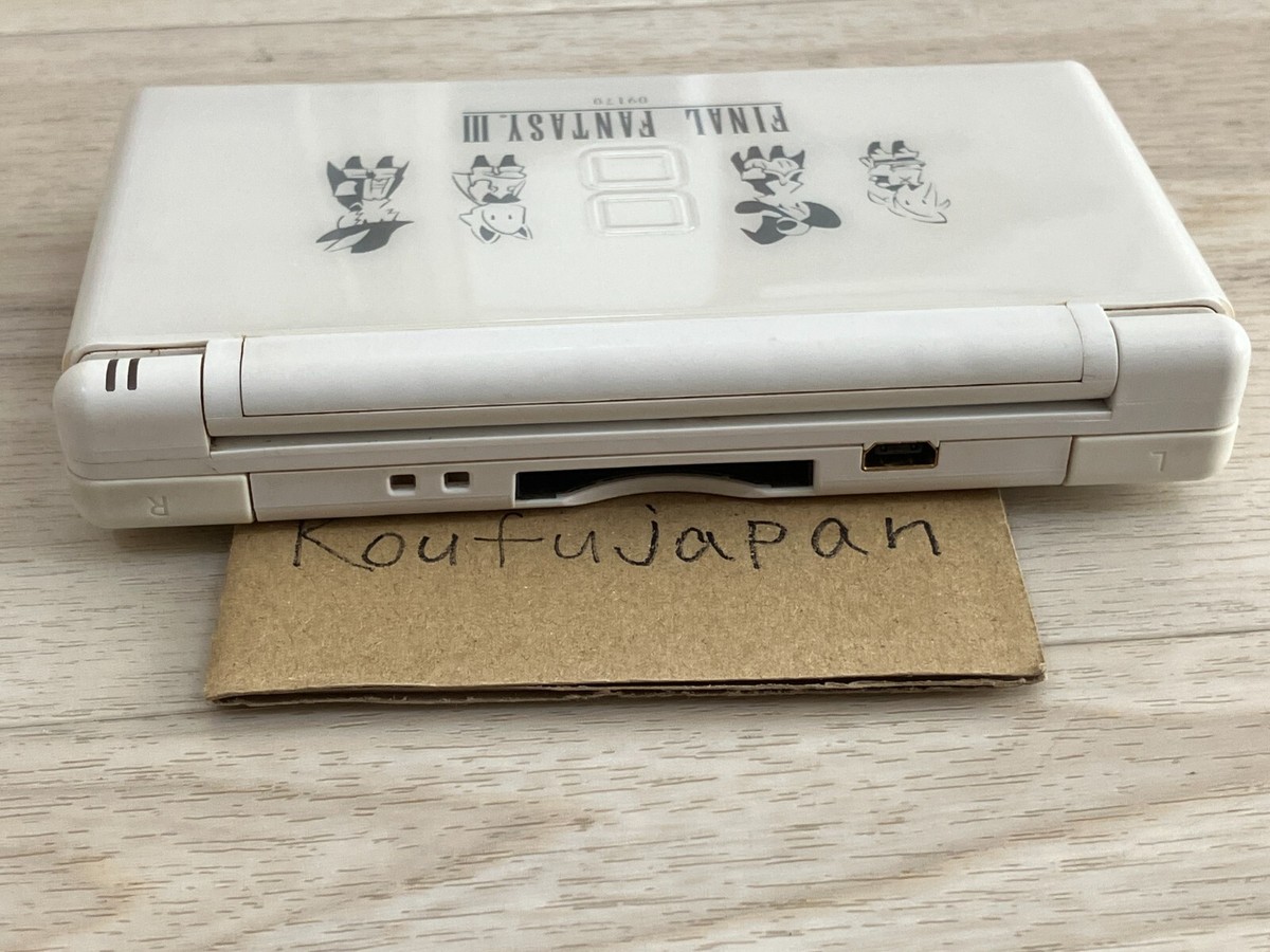 ニンテンドー DS ライト ファイナルファンタジー Ⅲ クリスタルエディション Nintendo DS Lite Final Fantasy III Crystal Edition (Japan