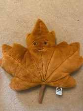 Jellycat Woodland Maple Leaf Large - Rare 