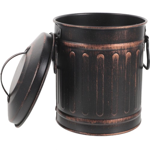 Coal Bucket with Lid Burner Fireplace Ash Cleaning Fireplaces Practical Storage - Picture 12 of 12