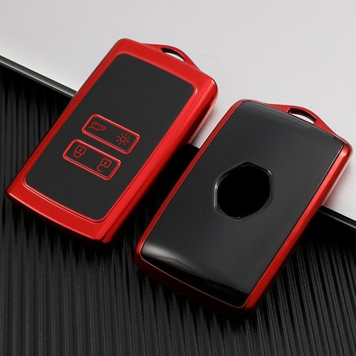 TPU Car Key Cover Case Holder For Renault Megane Koleos Kadjar Captur Espace - Foto 12 di 13
