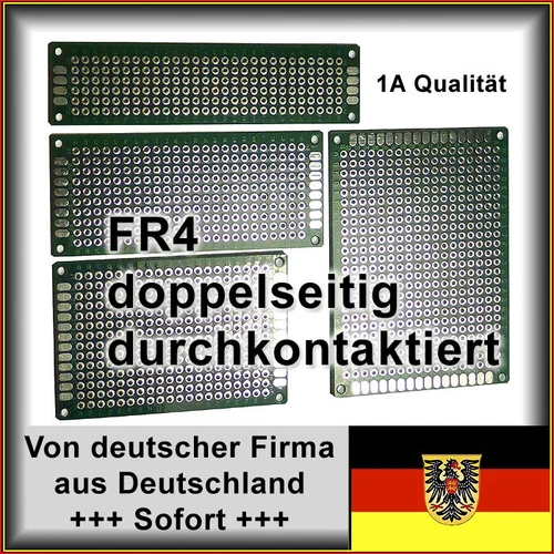 Lochrasterplatine Leiterplatte PCB Experimentierplatine Lochraster 5x7cm FR4