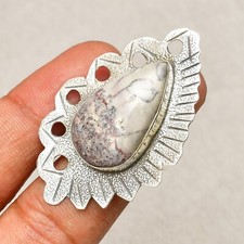 Crazy Lace Agate Gemstone Handmade 925 Sterling Silver Jewelry Ring Size 7