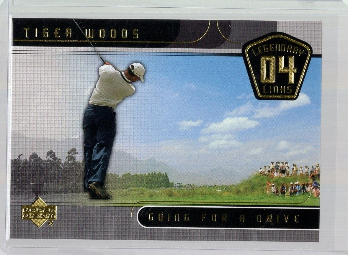 2004 Upper Deck #81 Tiger Woods LL Legendary Links Going for a Drive