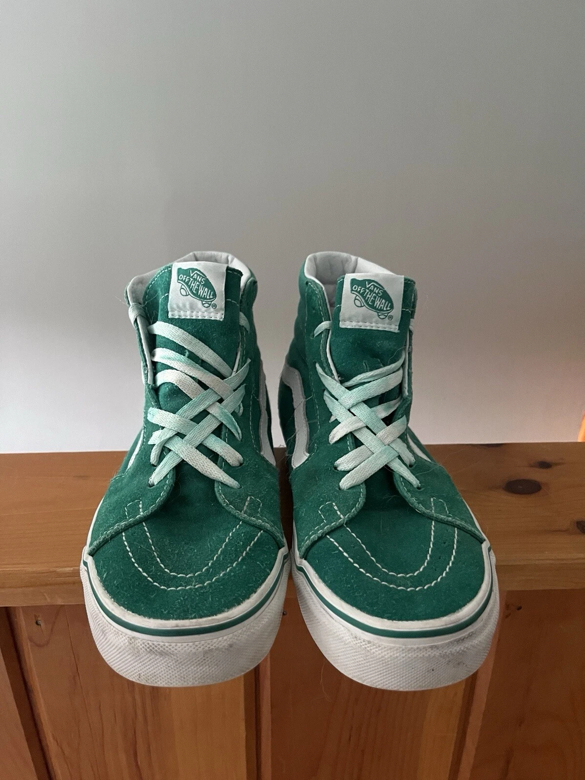 Verde SK8 HI Vans uomo 6 5 donna 8 0 ottime condizioni!