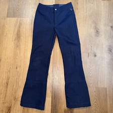 Vintage 1970s Obermeyer Ski Pants Womens XS Stretch Snow suit bib Slalom Apres