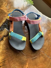 Teva Sandals Youth 4 Original Universal Strappy Multicolor Comfort Open Toe Flat