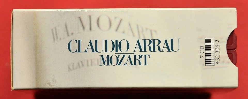 Mozart - Claudio Arrau – Arrau Edition Mozart - BOX SET - LTD 7xCD DE 1st. 1991 - Bild 4 von 4