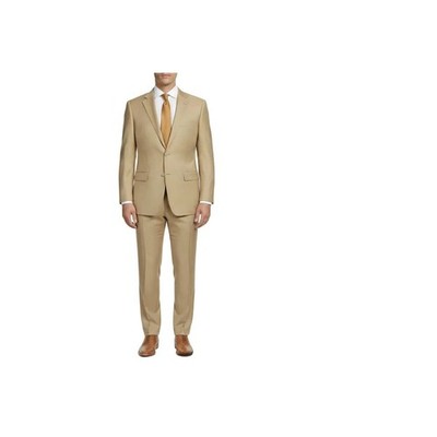 Men Renoir Suit Separate Super 140 Wool Two Button Classic Fit 508-4 Beige New
