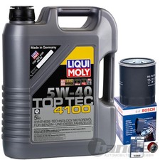 BOSCH ÖLFILTER 0986452041+LIQUI 5W40 für FIAT DOBLO 500 PUNTO PANDA STILO QUBO