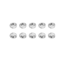 20Pack M3x0.5mm(DxL) Hex Nuts 304 Stainless Steel Hexagonal Nuts Silver Tone