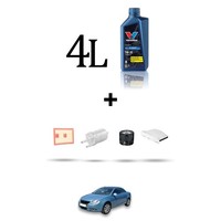 Hoffcar Wartungskit 4 Filter Und 4L ÖL FüR Vw Eos (1F7, 1F9) 1.6 Fsi 85KW Ab 2