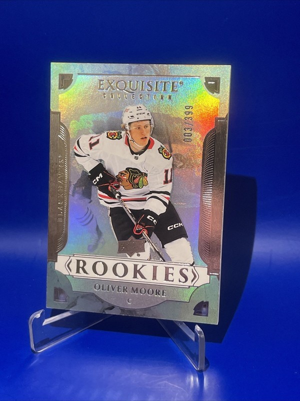 2025-26 UD Exquisite Rookies Oliver Moore RC 003/399