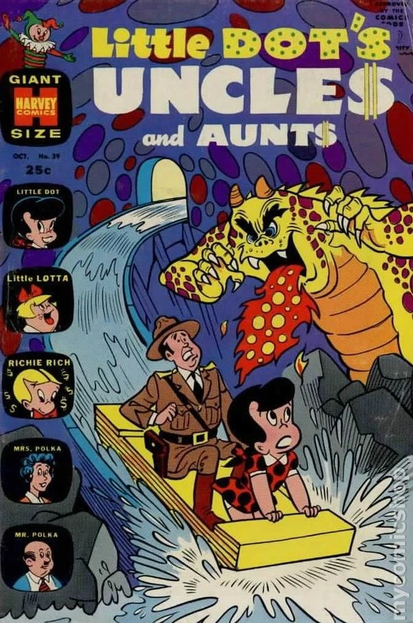 Little Dot's Uncles and Aunts #29 VG 1969 Stock Image Low Grade