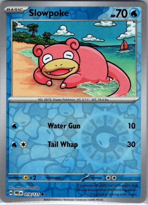 Slowpoke Common SV: Prismatic Evolutions 018/131 NM