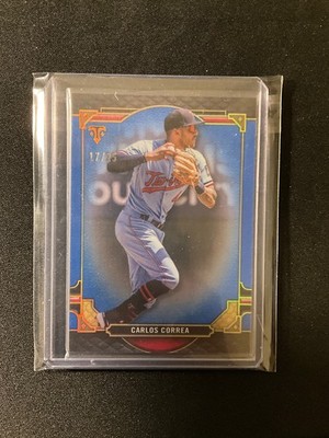 Carlos Correa 2022 Topps Triple Threads Sapphire /25 #66 Minnesota Twins