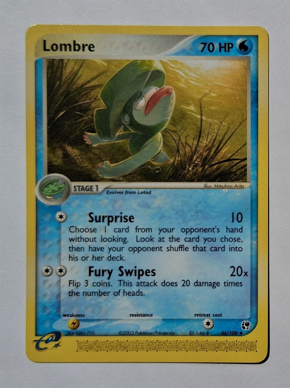 Pokemon - Lombre - Sandstorm 46/100 - Uncommon - NM