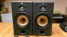 B W Bowers Wilkins DM601 S2 Bookshelf Speakers - Pair - Black Ash - AUDIOPHILE