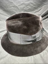 Beaver Fedora/Trilby Vintage Hats for Men 7 1/4 Size for sale | eBay