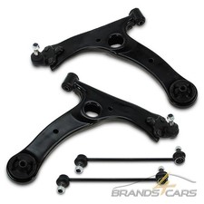 2x ATEC QUERLENKER + 2x KOPPELSTANGE VORNE FÜR TOYOTA AVENSIS T25 COROLLA VERSO