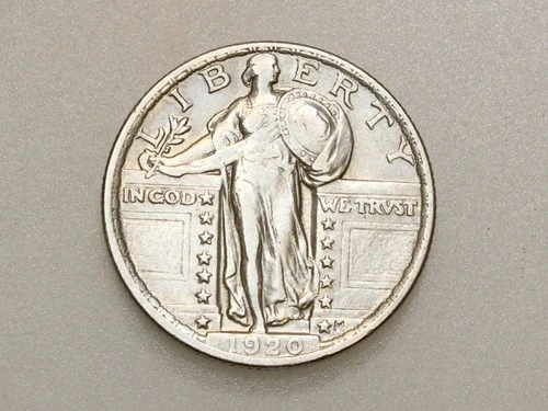 1920 25C STANDING LIBERTY SILVER QUARTER