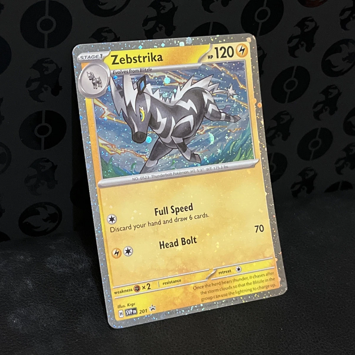 Zebstrika Pokemon Card for sale | eBay