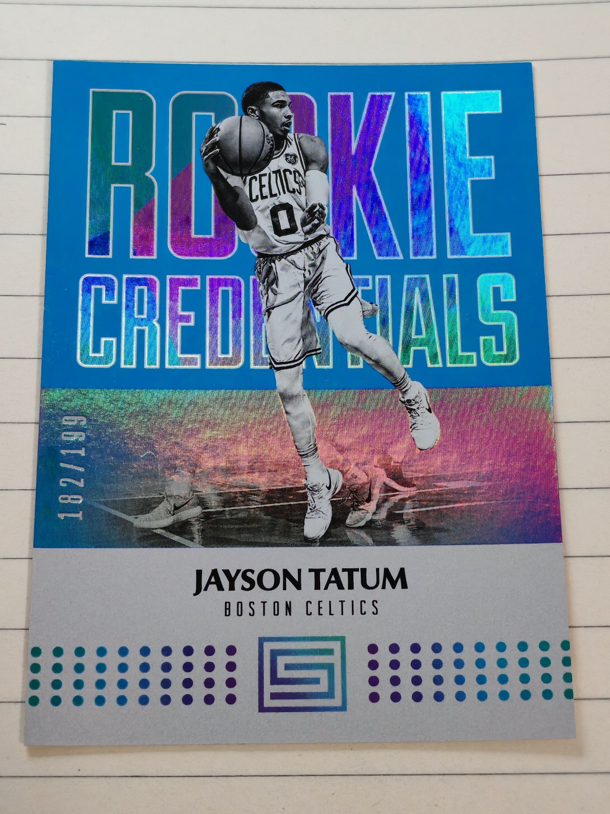 2017-18 Panini Status Jayson Tatum RC /199 Blue SILVER Rookie  BOSTON  Celtics
