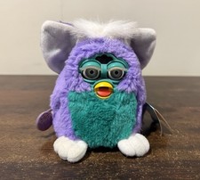 Vintage 1999 Furby Babies Purple Green Tested Working w/ Tags No Box