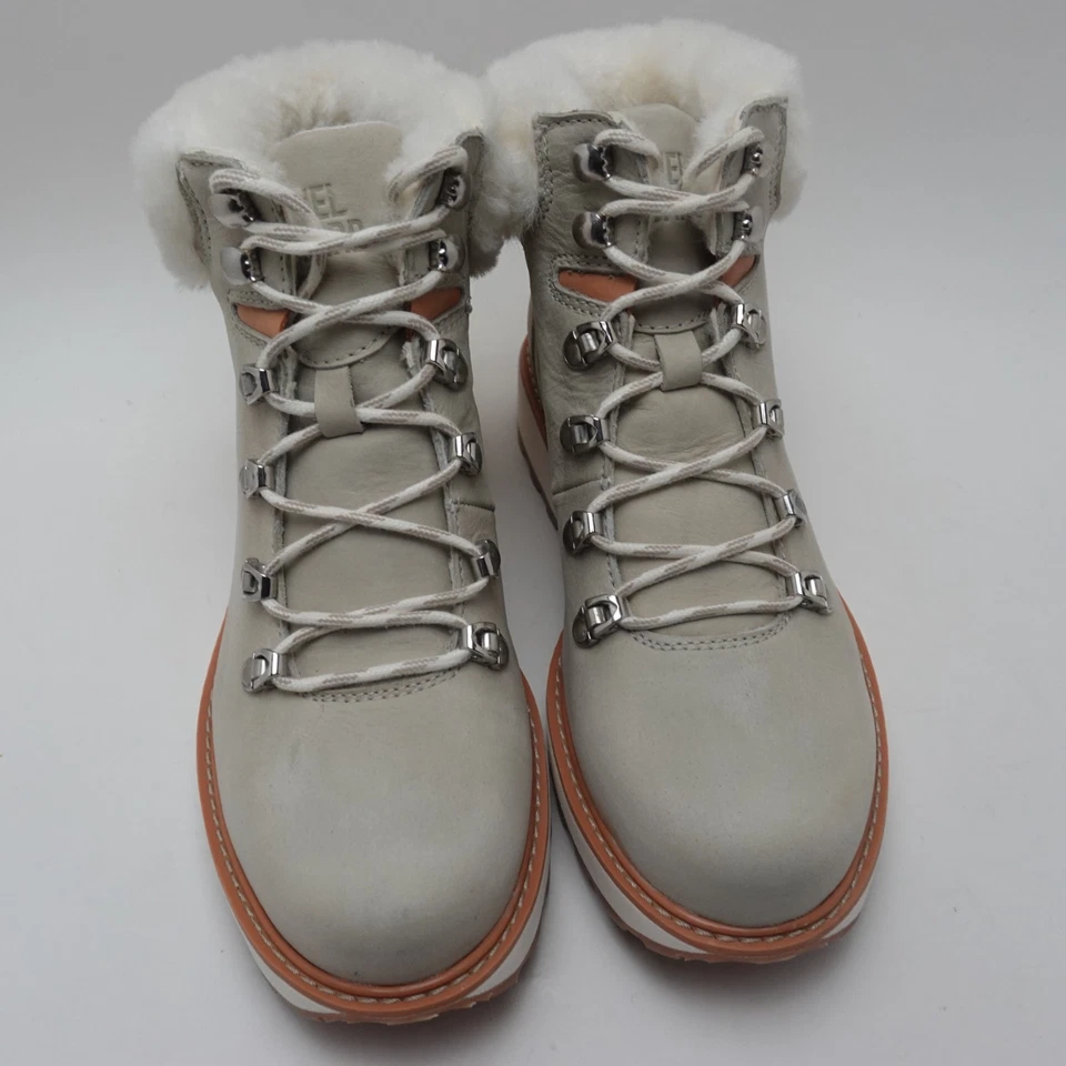 Samuel Hubbard Botas Mujer 6 M 'Shear Alpine' Piel de Oveja Forradas Cuero Blanco Foto 3 de 4