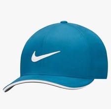 Nike Classic 99 Golf Adult Unisex M/L Cap Swoosh Dri-Fit ADV Blue DH1341-404