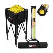 2-in-1 Set Tennis Pickleball Hopper with Pickup Tube Pickleball Cadd
