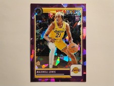 2023-24 Panini Nba Hoops Premium Stock - Maxwell Lewis #56 Purple Ice /149 (RC)