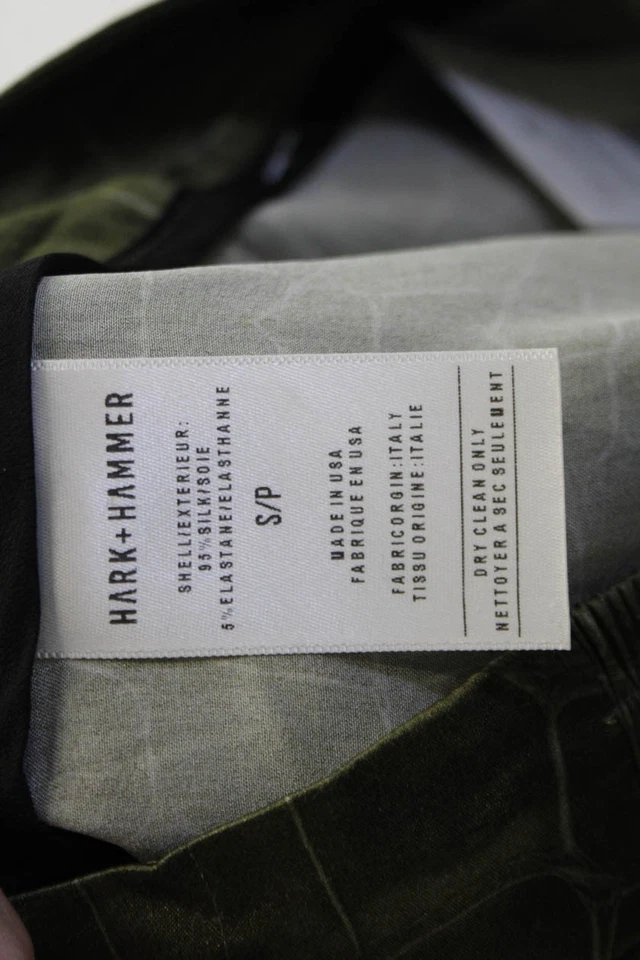 Pantalones Jogger Hark + Hammer Unisex Verde Estampado Animal Carga Talla S Foto 4 de 4