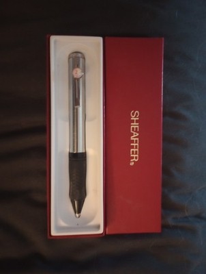 SHEAFFER 15 Year Anniversary AWARD BRUSHED CHROME BALLPOINT PEN 