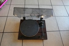 Thorens TD 320 MKII Turntable ALL ORIGINAL COVER IS CRACKED  READ 
