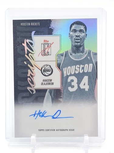 2025 Topps Signature Hakeem Olajuwon Base (RAW)