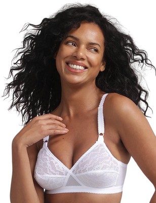 Playtex Cross Your Heart BH ohne Bügel ungepolstert Dessous kabellos bequem P0165
