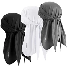 Skull Cap Bandana for Men Women 3-in-1 Breathable Neck Drape UV Sun Protection