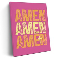 Christian Gifts Decor Inspirational Faith Bible Verse Canvas Wall Art Wall De...