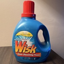 Wisk Stain Dissolving Power Liquid Laundry Detergent Crisp Scent 32 Loads (PROP)