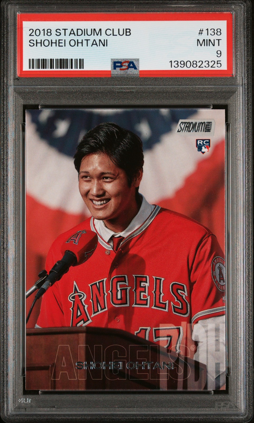 Shohei Ohtani 2018 Topps Stadium Club #138 Base Price Guide 