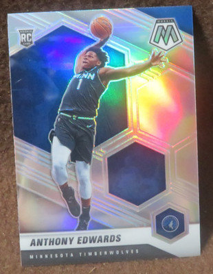 14175 2020-21 MOSAIC ANTHONY EDWARDS #201 SILVER