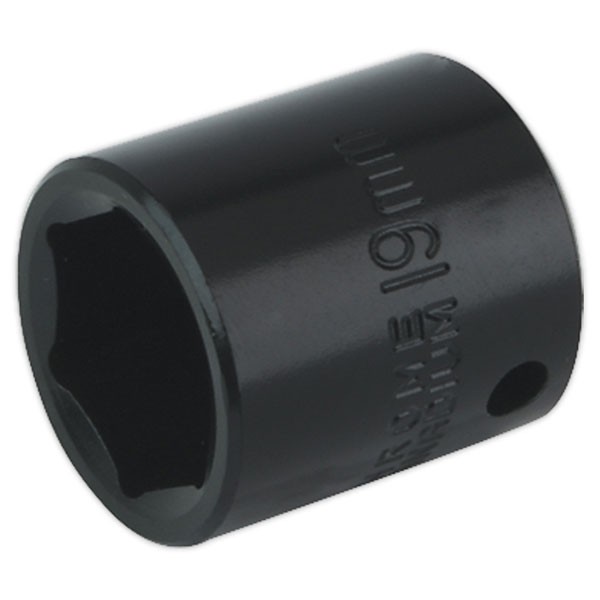 Sealey Impact Socket 19mm 3/8""sq Drive