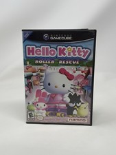 Hello Kitty Roller Rescue Nintendo GameCube Game + Case Pristine Disc Tested