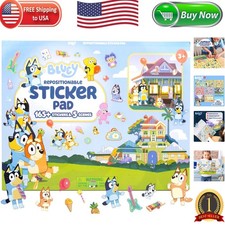 Creative Play with Bluey Repositionable Sticker Pad - 165 Stickers Included