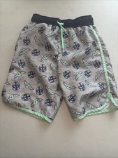 Star Wars Swim Trunks Medium Boys Yoda Bounty Hunter With Lining And Mesh