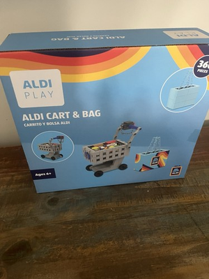 #ad #ad Aldi Play Cart and Bag Building Blocks Toy 360 Pieces NEW Exclusive Hard To Find $15.00