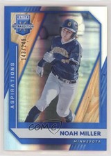 2021 Panini Elite Extra Edition Aspirations Blue 143/249 Noah Miller #36 3d5
