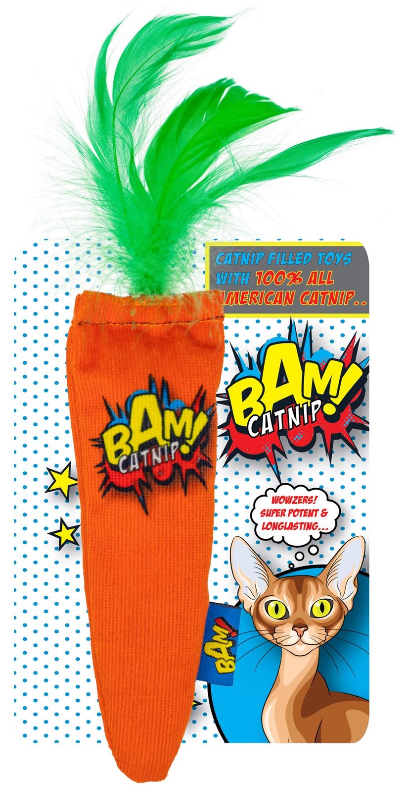 James & Steel Bam Catnip Carrot
